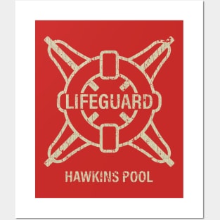 Hawkins Lifeguard 1985 Posters and Art